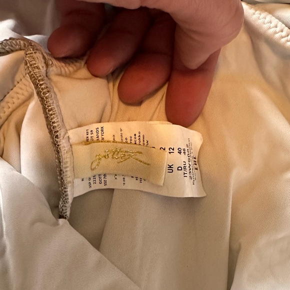 Gottex One Piece Gold Swimsuit Size 10 - Picture 5 of 6